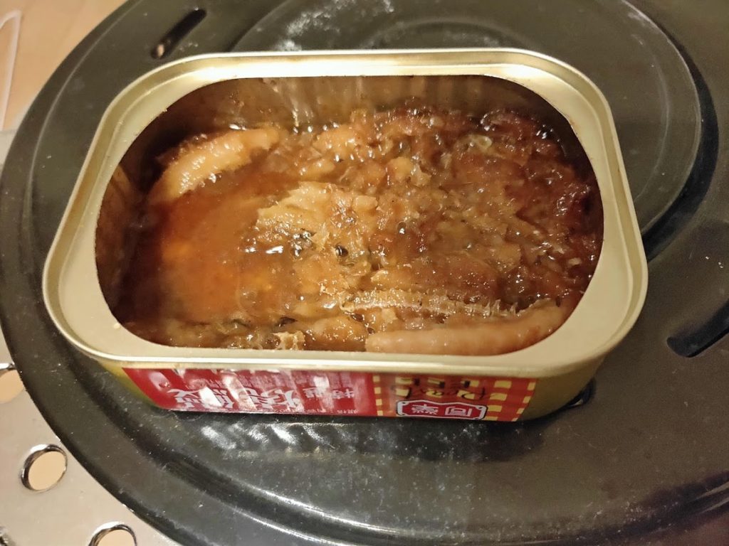 台湾鰻缶詰特選の実食