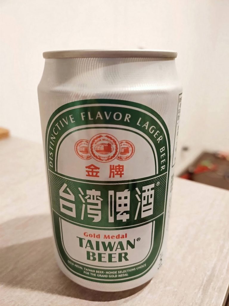 台湾ビールの缶表面