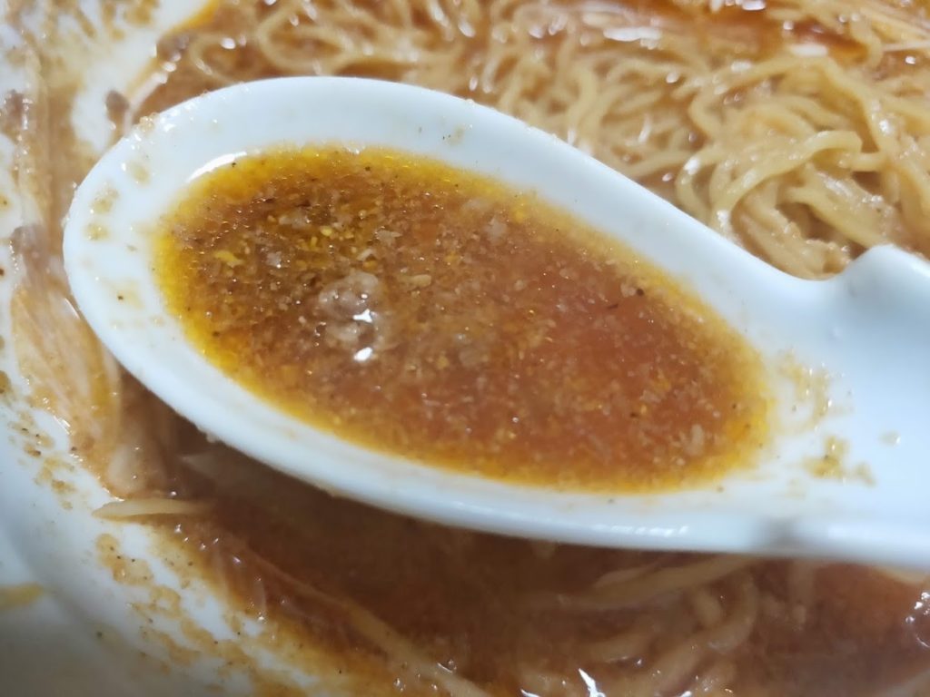 昇龍の坦々麺スープ
