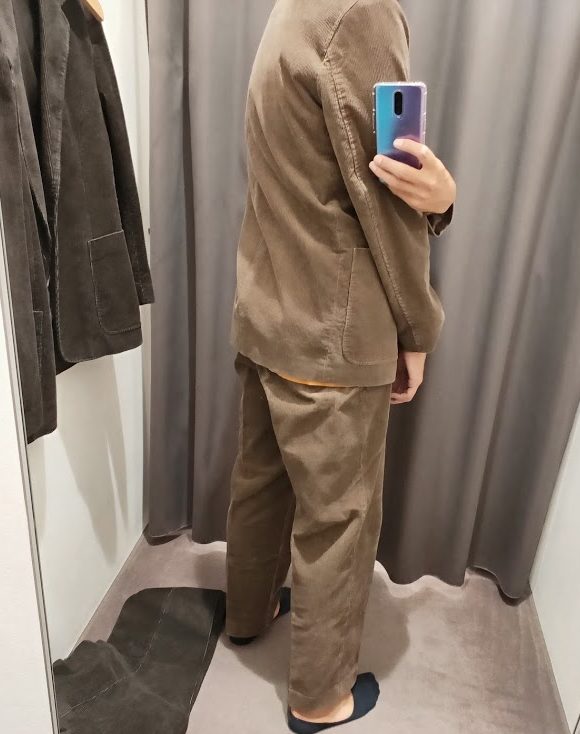 UNIQLO U  19AWコーデュロイセットアップ