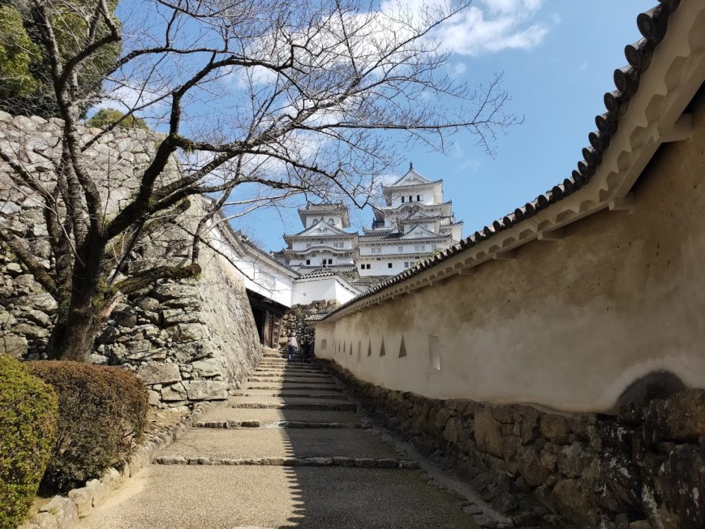 姫路城の階段