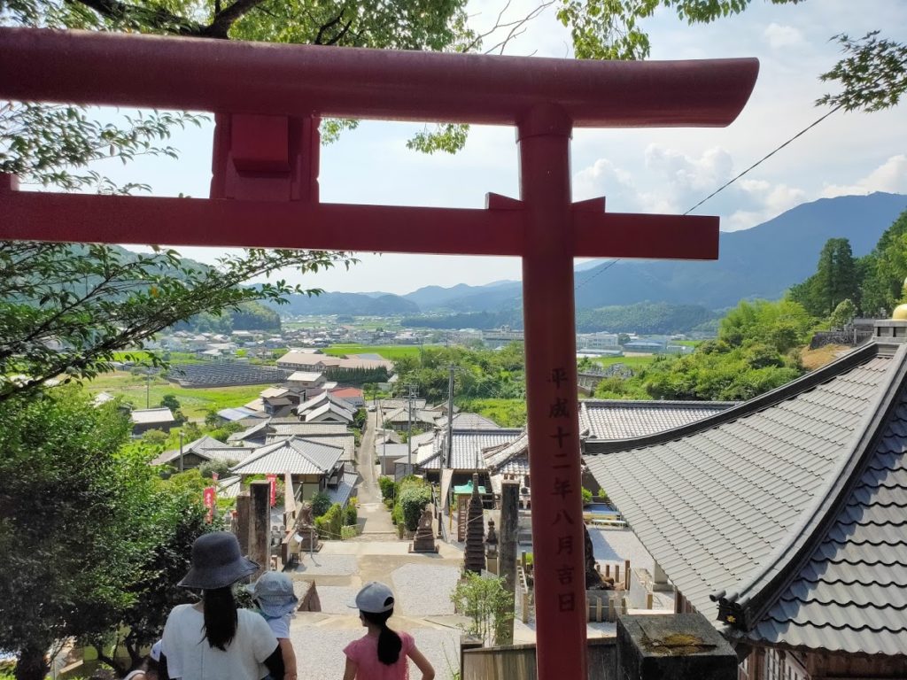 41番龍光寺の神社からの景色