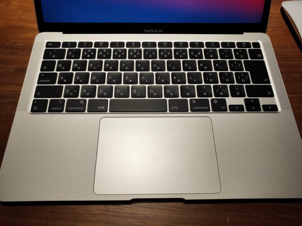 MacBookAirのキーボード