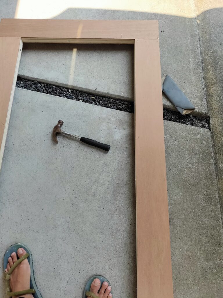 木材でドアを１からDIYで作る8