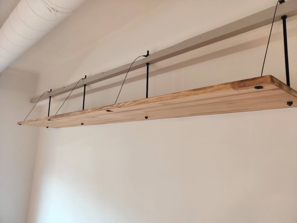 吊りボルト収納棚DIY作製13
