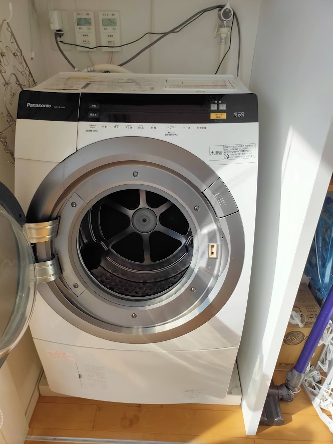 パナソニック洗濯乾燥機ドラム内清掃1