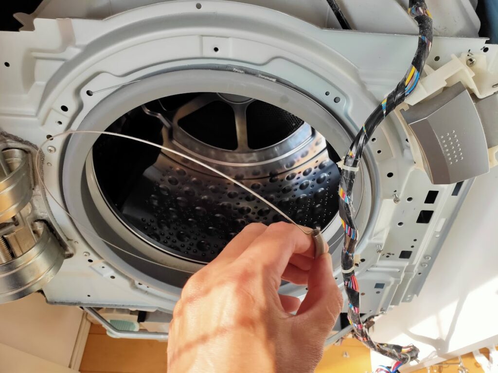 パナソニック洗濯乾燥機ドラム内清掃20