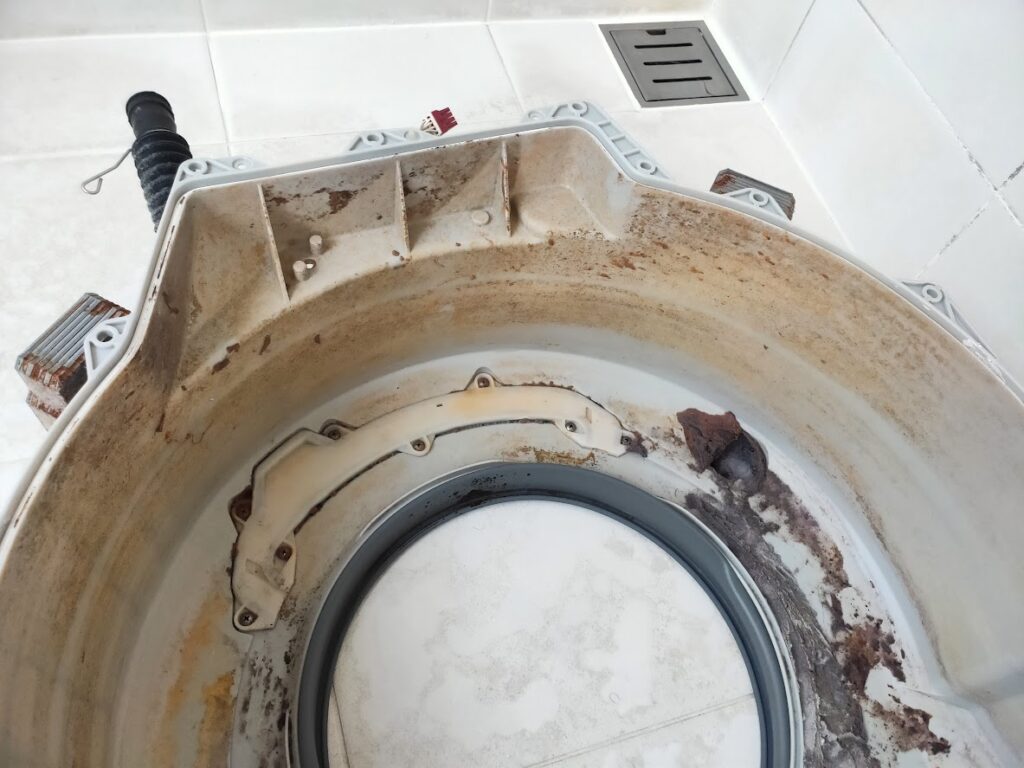 パナソニック洗濯乾燥機ドラム内清掃33